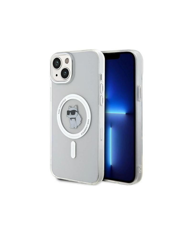Karl Lagerfeld IML Choupette MagSafe case for iPhone 15 Plus - transparent