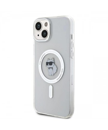 Karl Lagerfeld IML Choupette MagSafe case for iPhone 15 Plus - transparent