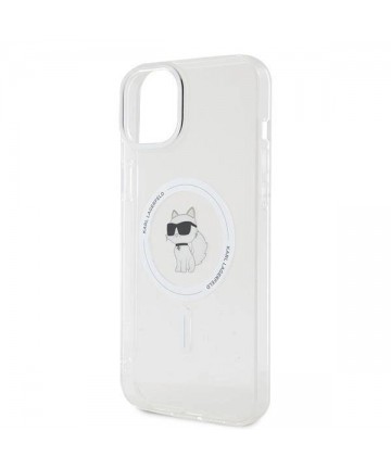 Karl Lagerfeld IML Choupette MagSafe case for iPhone 15 Plus - transparent