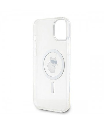 Karl Lagerfeld IML Choupette MagSafe case for iPhone 15 Plus - transparent
