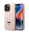 Karl Lagerfeld KLHCP14LSLCTPI iPhone 14 Pro 6.1 "hardcase light pink / light pink Silicone Choupette Body