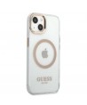 Guess GUHMP13MHTRMD iPhone 13 6.1 "gold / gold hard case Metal Outline Magsafe