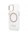 Guess GUHMP13MHTRMD iPhone 13 6.1 "gold / gold hard case Metal Outline Magsafe