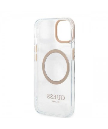Guess GUHMP13MHTRMD iPhone 13 6.1 "gold / gold hard case Metal Outline Magsafe