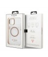Guess GUHMP13MHTRMD iPhone 13 6.1 "gold / gold hard case Metal Outline Magsafe