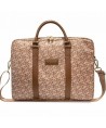 Guess GCube Stripes bag for a 16" laptop - brown