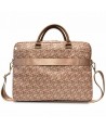 Guess GCube Stripes bag for a 16" laptop - brown
