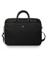 Guess Nylon Triangle Logo bag for a 16" laptop - black