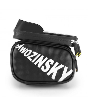Wozinsky frame bike bag with phone case 1.5l black (WBB21BK)