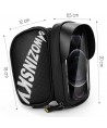 Wozinsky frame bike bag with phone case 1.5l black (WBB21BK)