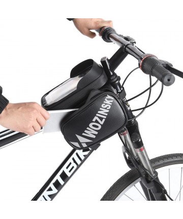 Wozinsky frame bike bag with phone case 1.5l black (WBB21BK)