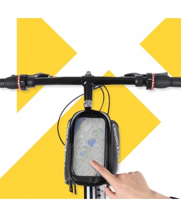 Wozinsky frame bike bag with phone case 1.5l black (WBB21BK)