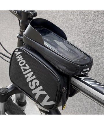 Wozinsky frame bike bag with phone case 1.5l black (WBB21BK)