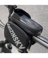 Wozinsky frame bike bag with phone case 1.5l black (WBB21BK)