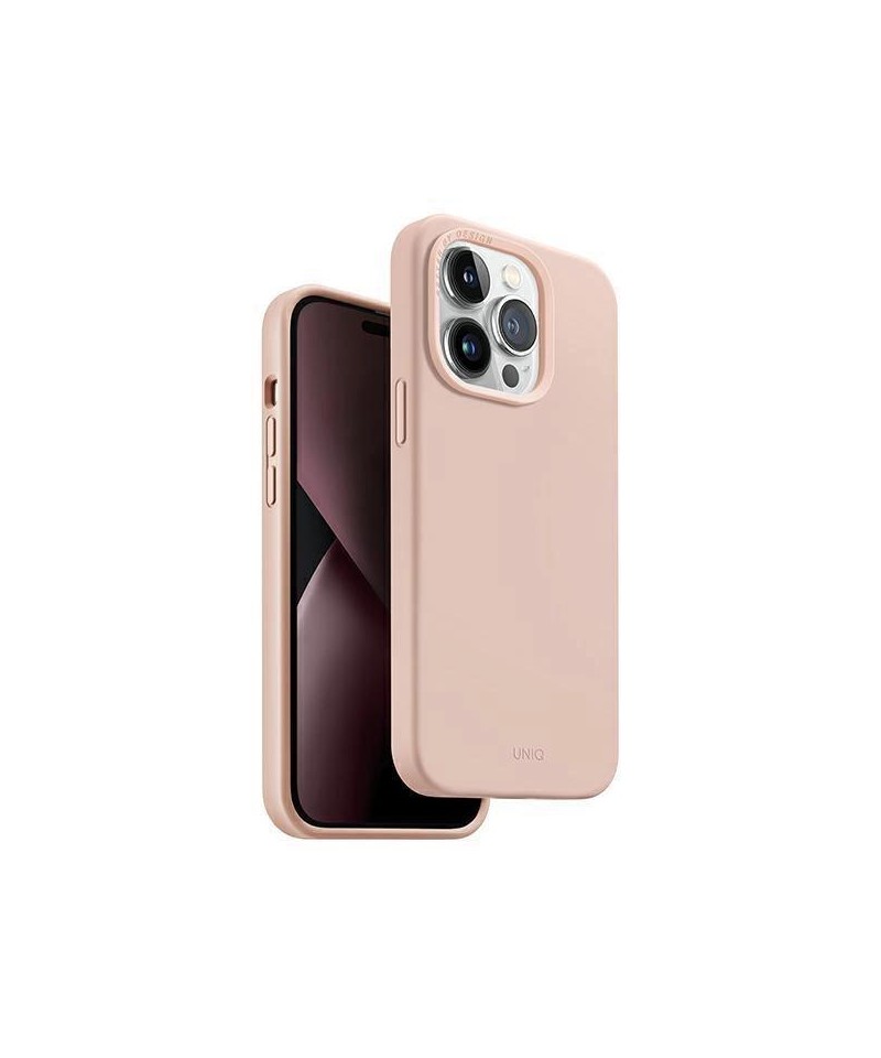 Uniq Lino Hue Magclick Charging case for iPhone 14 Pro - pink