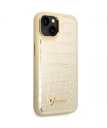 Guess GUHCP14MHGCRHD iPhone 14 Plus 6.7 "gold / gold hardcase Croco Collection