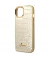 Guess GUHCP14MHGCRHD iPhone 14 Plus 6.7 "gold / gold hardcase Croco Collection