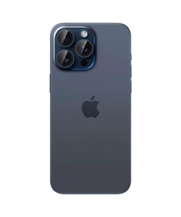 Spigen Optik.tR EZ Fit Camera Protector for iPhone 14 Pro / Pro Max / 15 Pro / Pro Max - Titanium Blue 2 pcs.