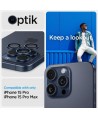 Spigen Optik.tR EZ Fit Camera Protector for iPhone 14 Pro / Pro Max / 15 Pro / Pro Max - Titanium Blue 2 pcs.