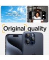 Spigen Optik.tR EZ Fit Camera Protector for iPhone 14 Pro / Pro Max / 15 Pro / Pro Max - Titanium Blue 2 pcs.