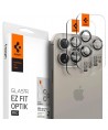 Spigen Optik.tR EZ Fit Camera Protector for iPhone 14 Pro / Pro Max / 15 Pro / Pro Max - Natural Titanium 2 pcs.