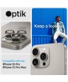 Spigen Optik.tR EZ Fit Camera Protector for iPhone 14 Pro / Pro Max / 15 Pro / Pro Max - Natural Titanium 2 pcs.