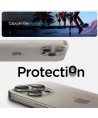 Spigen Optik.tR EZ Fit Camera Protector for iPhone 14 Pro / Pro Max / 15 Pro / Pro Max - Natural Titanium 2 pcs.