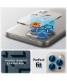 Spigen Optik.tR EZ Fit Camera Protector for iPhone 14 Pro / Pro Max / 15 Pro / Pro Max - Natural Titanium 2 pcs.