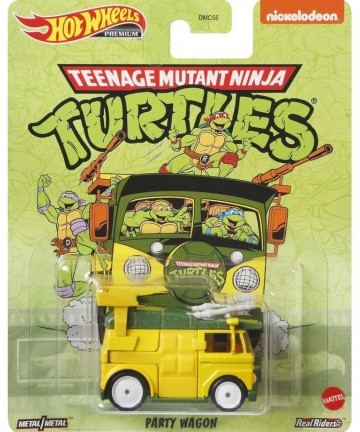 Mattel Hot Wheels Premium: Teenage Mutant Ninja Turtles - Party Wagon (GJR50)