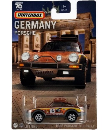 Mattel Matchbox: Best οf Germany - 1985 Porsche 911 Rally (HPC58)