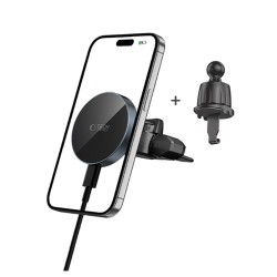 Tech-Protect mm15W-V5 Magnetic MagSafe Car Mount for Air Vent/CD Slot - Black