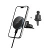 Tech-Protect mm15W-V5 Magnetic MagSafe Car Mount for Air Vent/CD Slot - Black