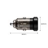 Tech-Protect CC03 45W 2-Port USB-A / USB-C Car Charger - Black