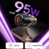 Tech-Protect CC03 95W 2-Port USB-A / USB-C Car Charger - Black