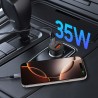 Tech-Protect CC02 35W Car Charger 2-Port USB-C / USB-A - Black