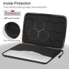 Tech-Protect Hardpouch Laptop Case 13-14 - Black and Orange