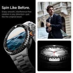 Spigen Bezel Tune Pro Diverna Samsung Galaxy Watch 8 Classic 46mm Cover - Black