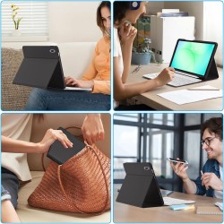 Tech-Protect SC Pen Case for Samsung Galaxy Tab A9 / A11 8.7 X110 / X115 / X133 / X135 - Black