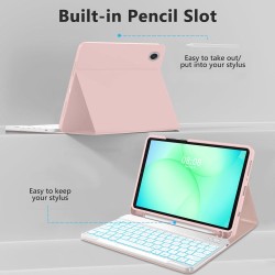 Tech-Protect SC Pen Case for Samsung Galaxy Tab A9 / A11 8.7 X110 / X115 / X133 / X135 - Pink