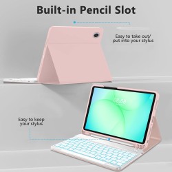 Tech-Protect SC Pen Case for Samsung Galaxy Tab A9+ / A11+ Plus 11.0 X210 / X215 / X216 / X230 / X235 / X236 - Pink