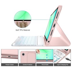 Tech-Protect SC Pen Case for Samsung Galaxy Tab A9+ / A11+ Plus 11.0 X210 / X215 / X216 / X230 / X235 / X236 - Pink