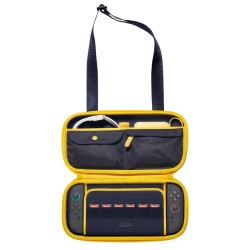 Spigen Nano Pop Pro Pouch for Nintendo Switch 2 - Navy Blue and Yellow