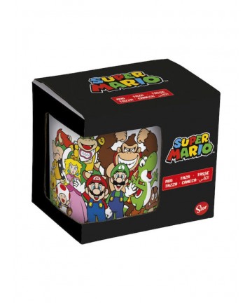 Stor Super Mario - Group Ceramic Mug in Gift Box (325ml)