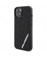 Karl Lagerfeld 3D Rubber Multi Logo case for iPhone 15 - black