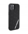 Karl Lagerfeld 3D Rubber Multi Logo case for iPhone 15 - black