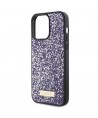 Guess Rhinestone Metal Logo case for iPhone 15 Pro Max - pink