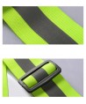 Adjustable reflective harness for a running bike - yellow