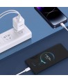 Wall charger GaN 33W PPS USB C/USB Dudao A13Pro - white