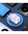 Wall charger GaN 33W PPS USB C/USB Dudao A13Pro - white
