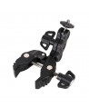 Phone and sports camera holder with clamp